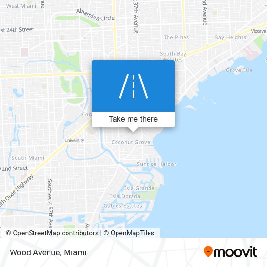 Mapa de Wood Avenue