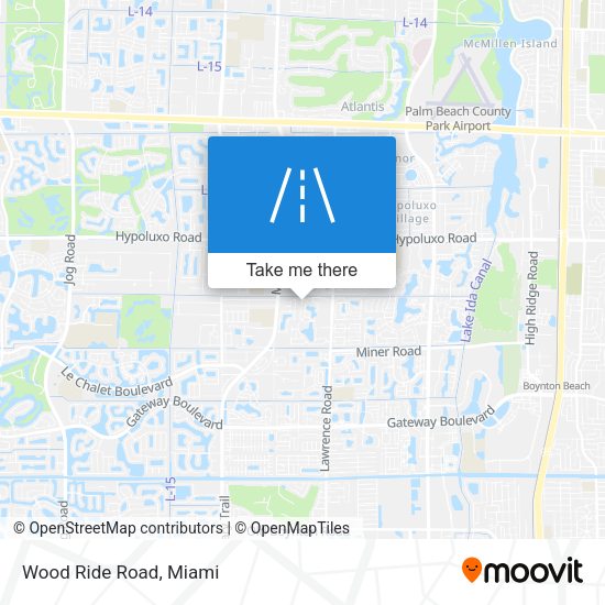 Mapa de Wood Ride Road