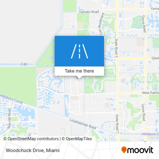 Woodchuck Drive map