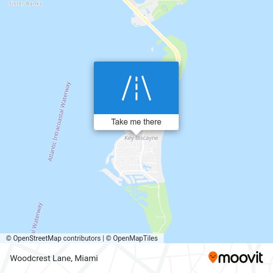 Mapa de Woodcrest Lane