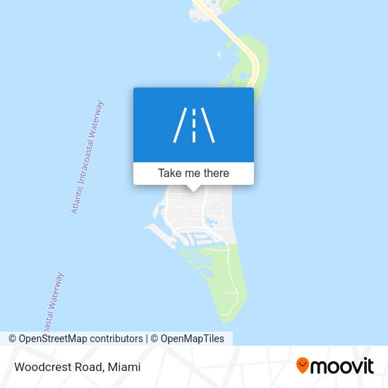 Woodcrest Road map