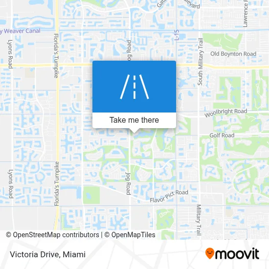 Victoria Drive map