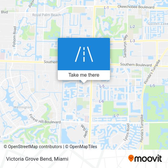 Mapa de Victoria Grove Bend