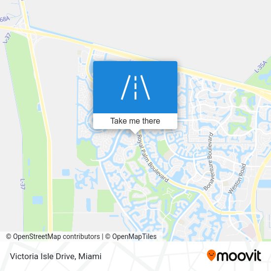 Mapa de Victoria Isle Drive