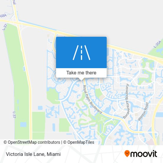 Mapa de Victoria Isle Lane