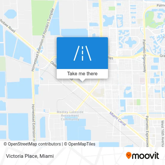 Victoria Place map