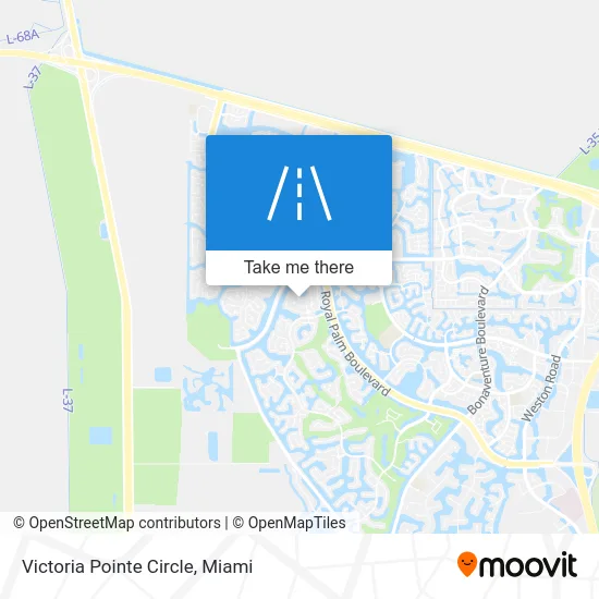 Victoria Pointe Circle map