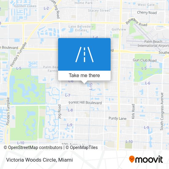 Victoria Woods Circle map