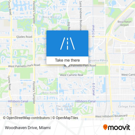 Mapa de Woodhaven Drive