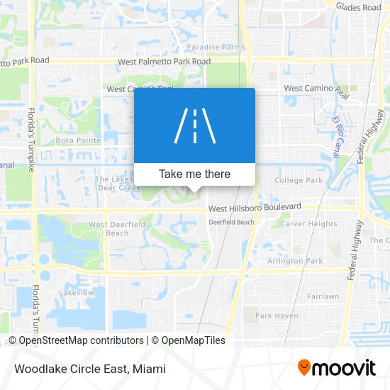 Mapa de Woodlake Circle East