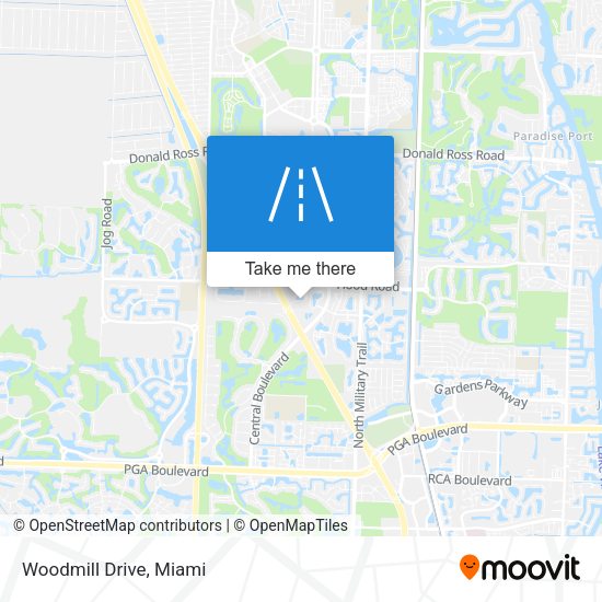 Woodmill Drive map