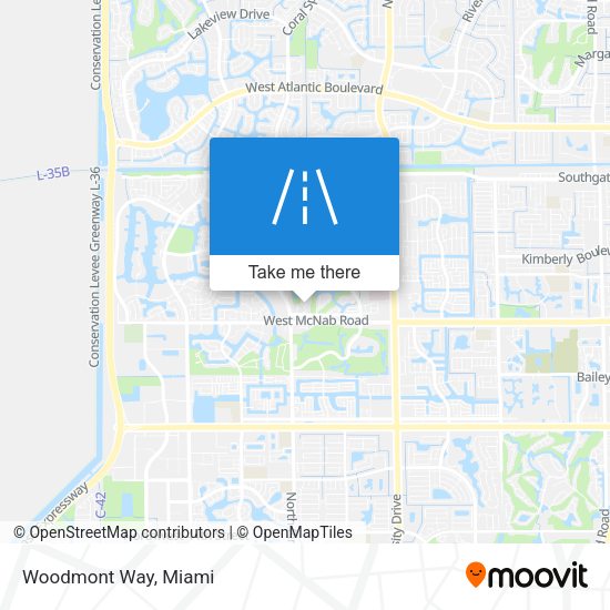 Woodmont Way map