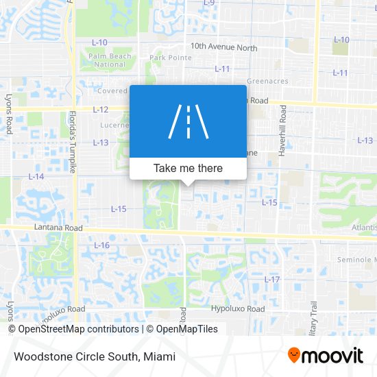 Woodstone Circle South map