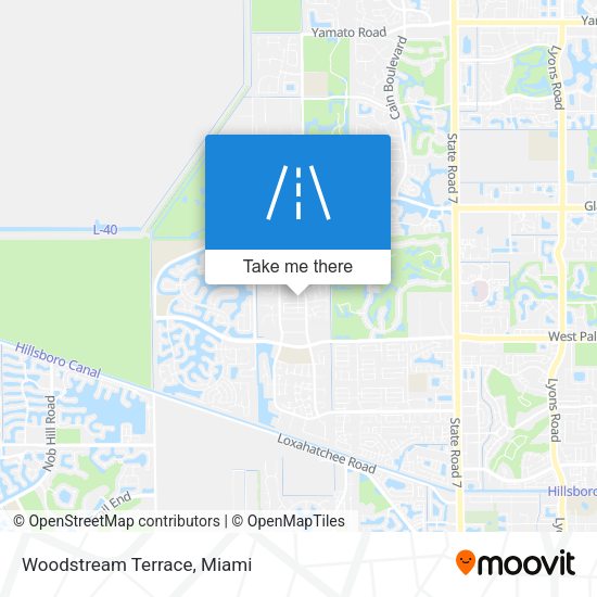 Woodstream Terrace map