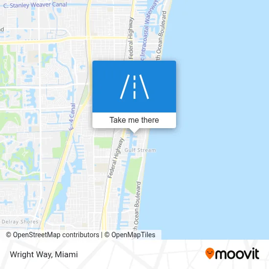 Wright Way map