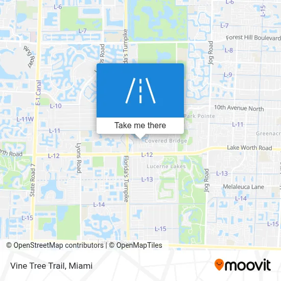 Vine Tree Trail map