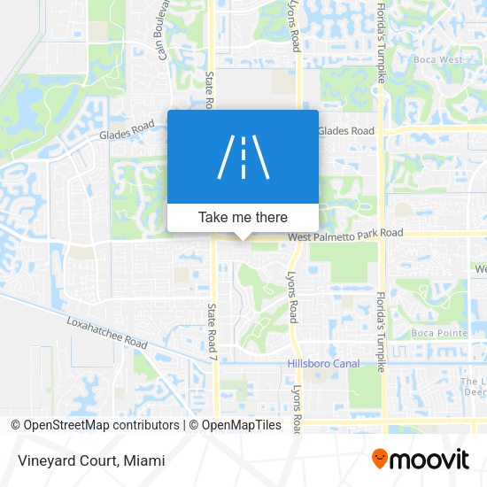 Mapa de Vineyard Court