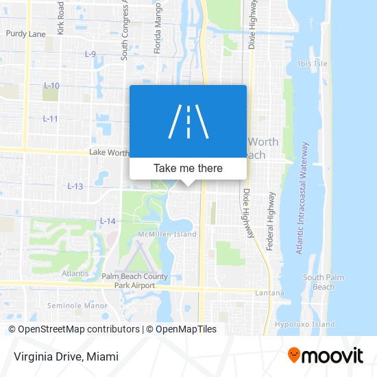 Virginia Drive map