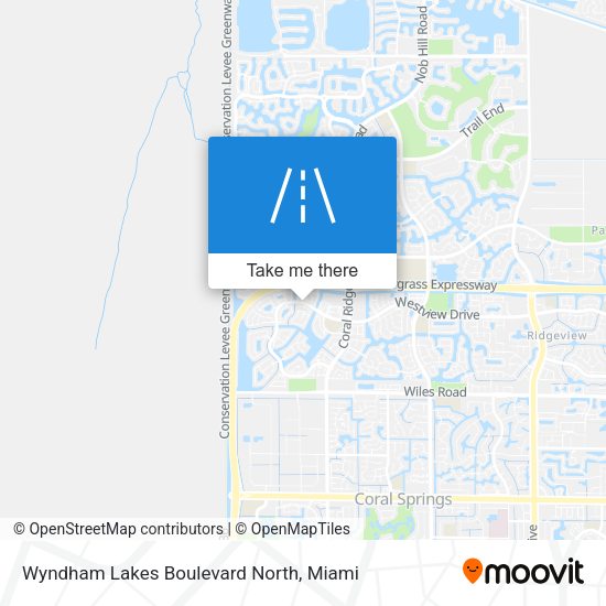 Wyndham Lakes Boulevard North map