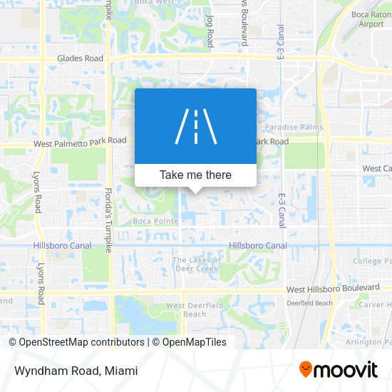 Mapa de Wyndham Road