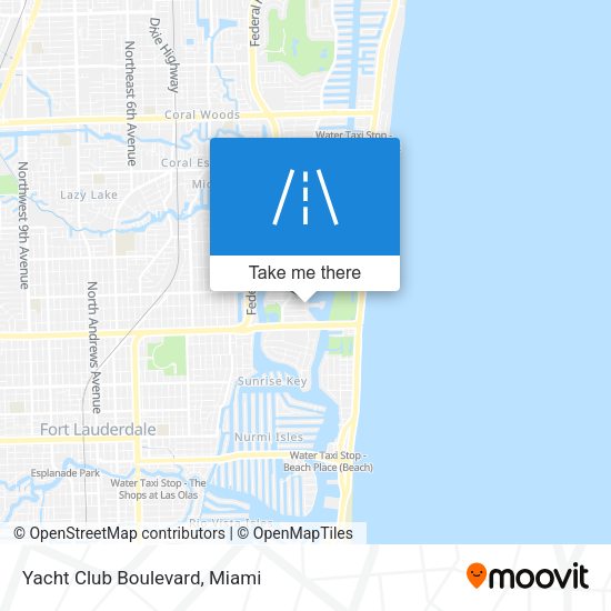Yacht Club Boulevard map