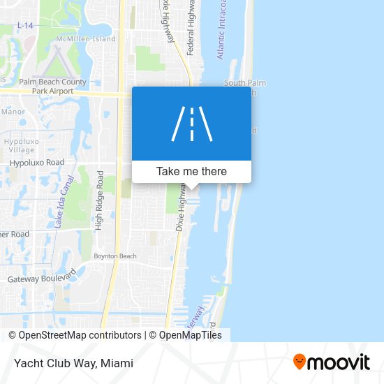 Mapa de Yacht Club Way