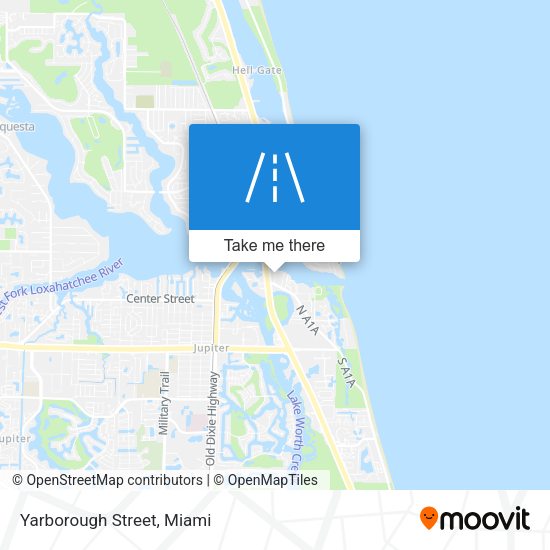 Mapa de Yarborough Street