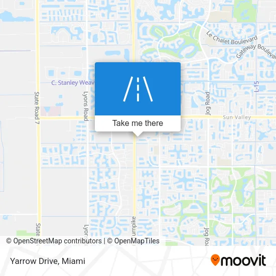 Yarrow Drive map