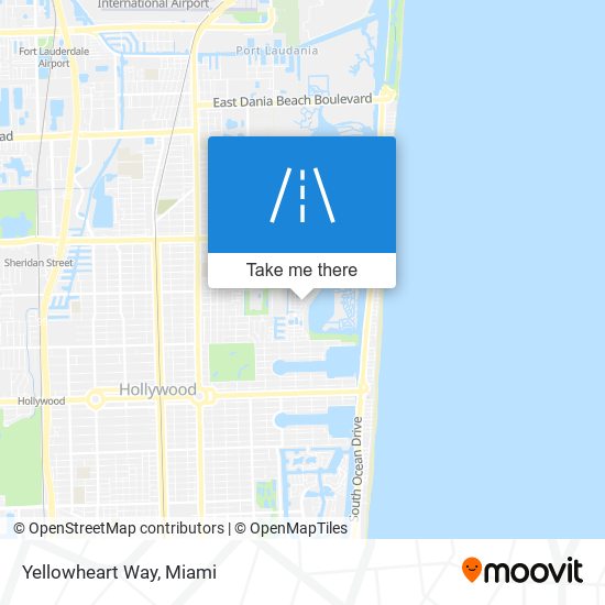 Mapa de Yellowheart Way