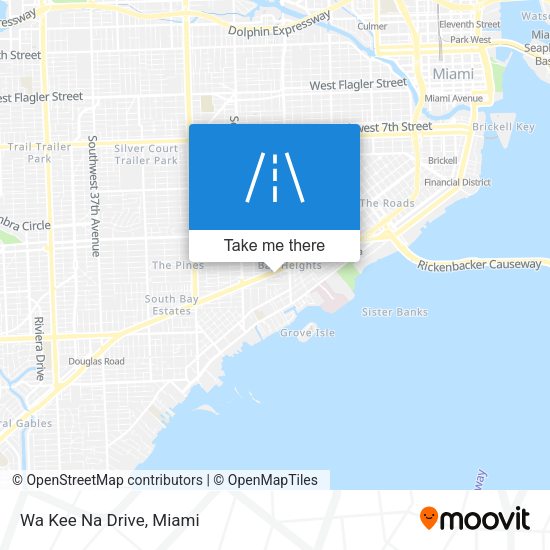 Mapa de Wa Kee Na Drive