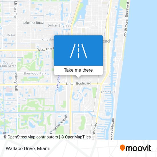 Mapa de Wallace Drive