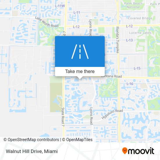 Mapa de Walnut Hill Drive