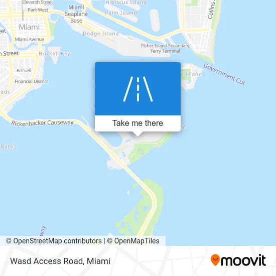 Wasd Access Road map