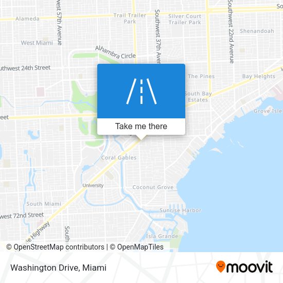 Mapa de Washington Drive