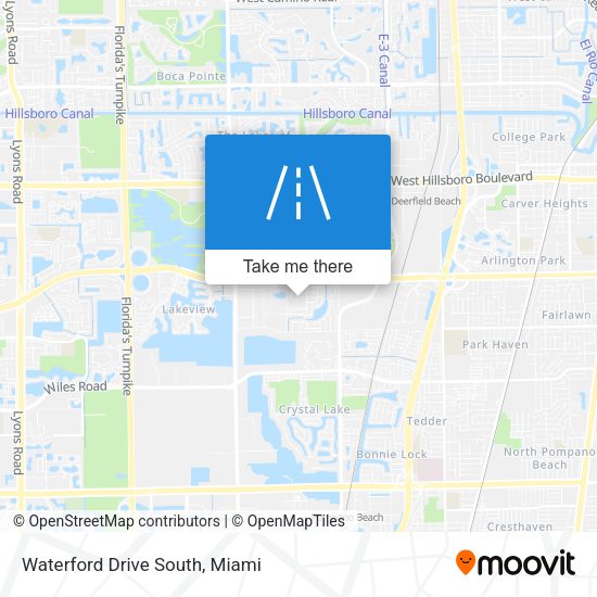Waterford Drive South map