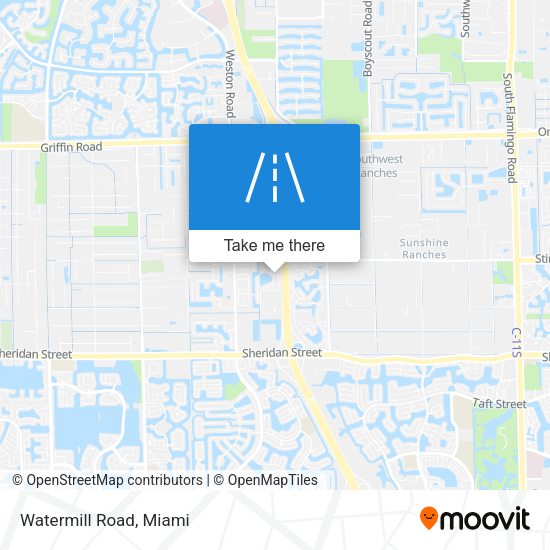 Mapa de Watermill Road