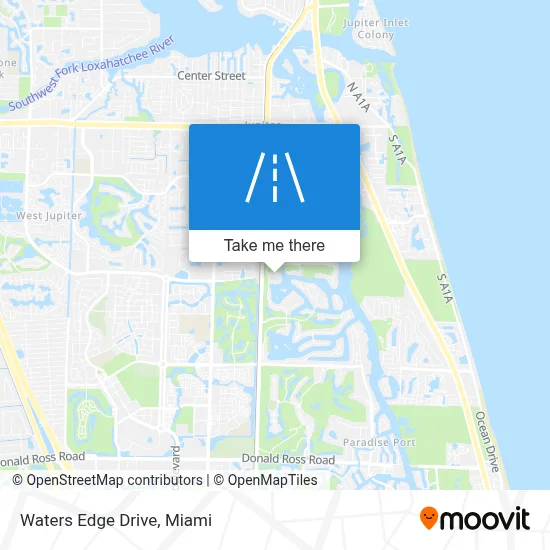 Waters Edge Drive map