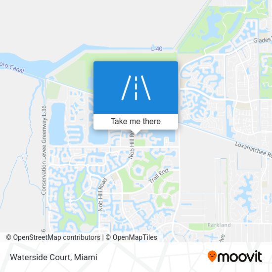Mapa de Waterside Court
