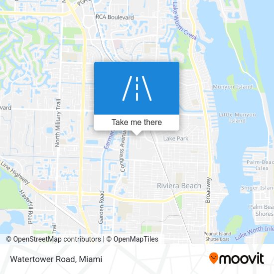 Mapa de Watertower Road
