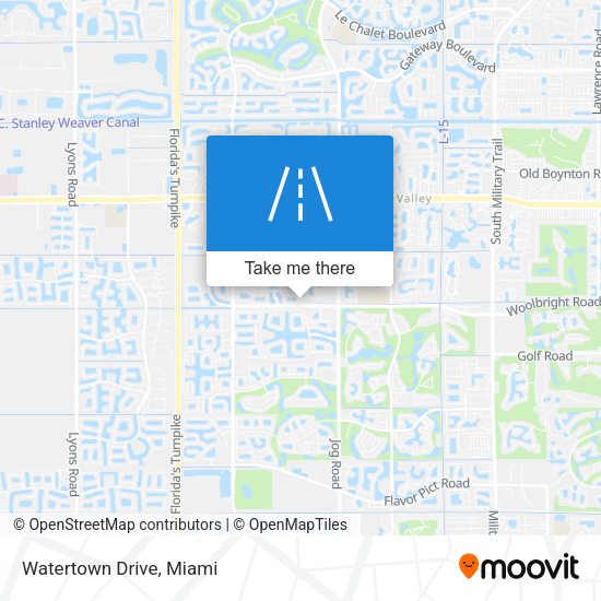 Mapa de Watertown Drive