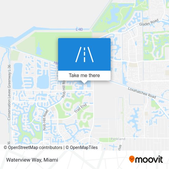 Mapa de Waterview Way
