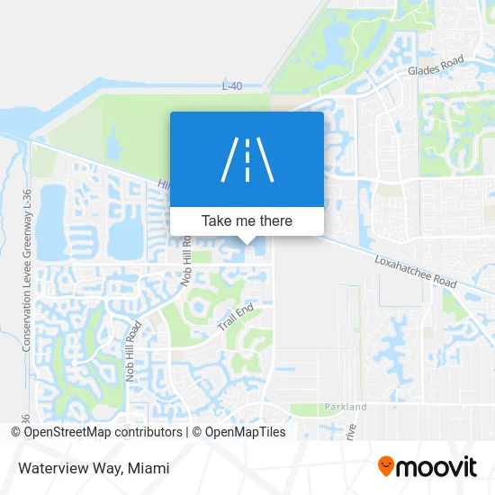 Waterview Way map