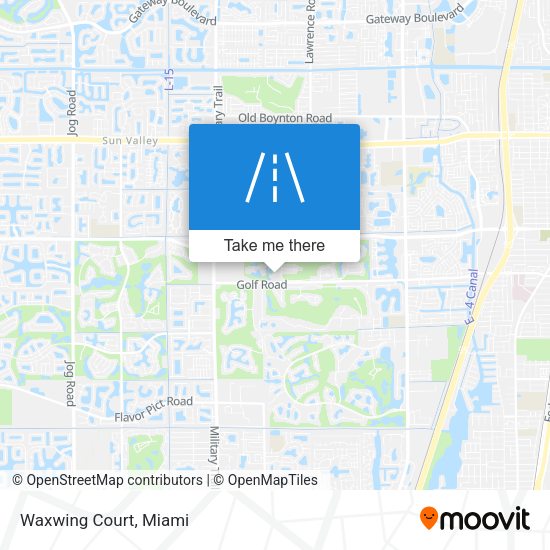 Waxwing Court map