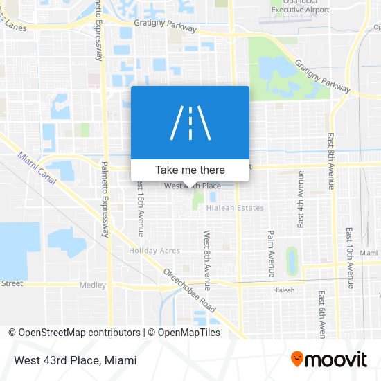 Mapa de West 43rd Place