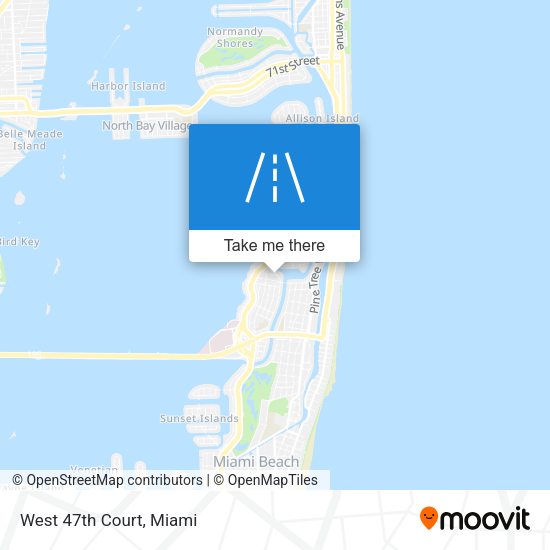 Mapa de West 47th Court