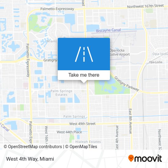 Mapa de West 4th Way