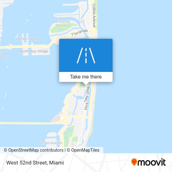 Mapa de West 52nd Street