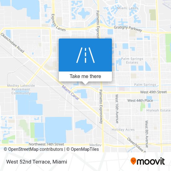 Mapa de West 52nd Terrace
