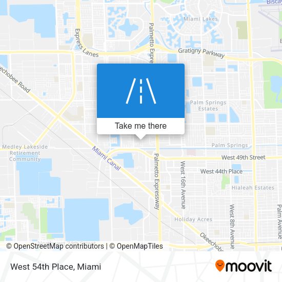 Mapa de West 54th Place