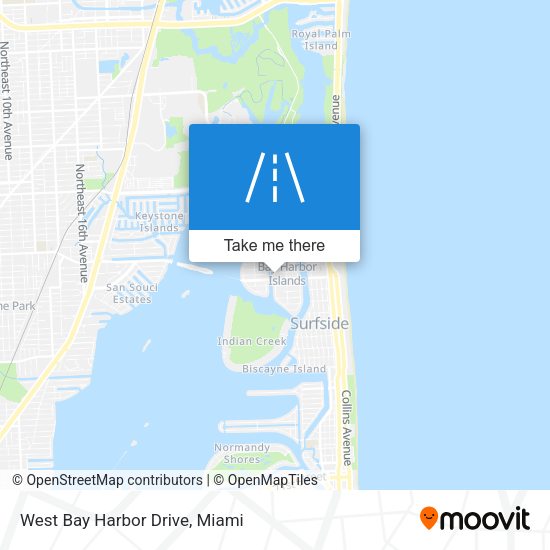 West Bay Harbor Drive map